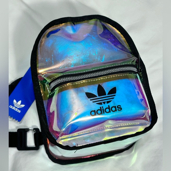Adidas Originals Mini Backpack Iridescent Transparent - Picture 1 of 3